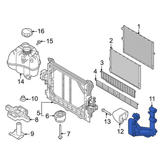 Volvo OE - Right Radiator Support Bracket