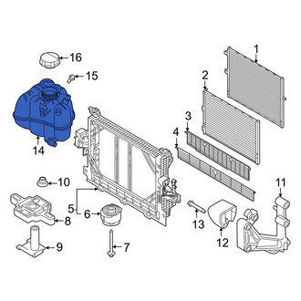 Volvo OE - Engine Coolant Reservoir