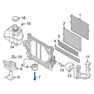 Volvo OE - Radiator Support Panel Bolt