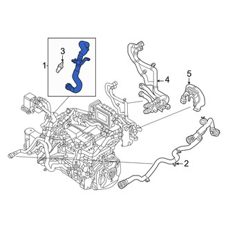 Volvo OE - Front Drive Motor Battery Pack Coolant Hose