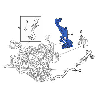 Volvo OE - Rear Drive Motor Battery Pack Coolant Hose