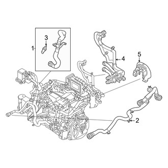 Volvo OE - Cooling - Hoses & Lines (High Voltage Coolant Heater)