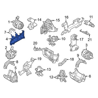 Volvo OE - Lower Drive Motor Coolant Pump Bracket