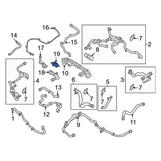 Volvo OE - Engine Coolant Pipe Bracket