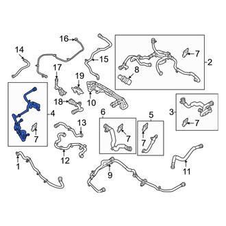 Volvo OE - Front Engine Coolant Pipe