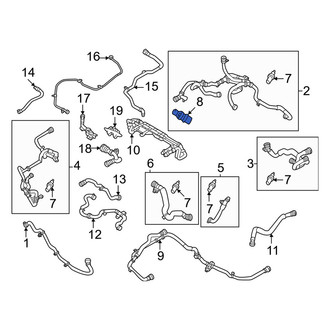 Volvo OE - Front Engine Coolant Pipe Drain Plug