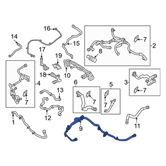 Volvo OE - Front Engine Coolant Pipe