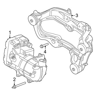 Volvo OE - Air Conditioner & Heater - Condenser, Compressor & Lines (Compressor)