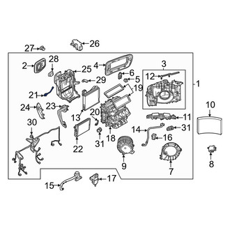 Volvo OE - Front A/C Evaporator Temperature Sensor