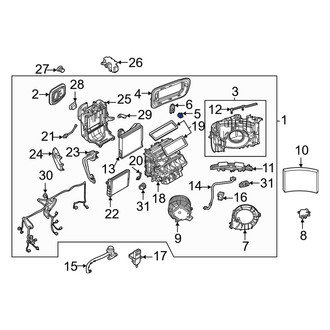 Volvo OE - Ambient Air Quality Sensor Bracket