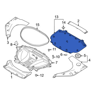 Volvo OE - Front Trunk Floor Access Cover