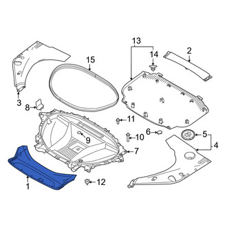 Volvo OE - Front Rearward Trunk Trim Panel