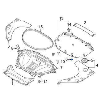 Volvo OE - Washer Fluid Reservoir Cap Seal