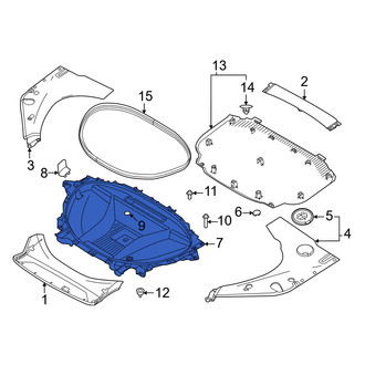 Volvo OE - Front Trunk Floor Storage Box