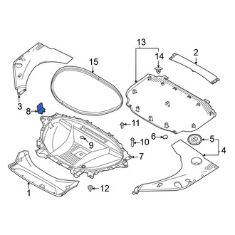 Volvo OE - Trunk Floor Storage Box Cap