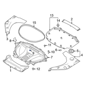 Volvo OE - Trunk Floor Storage Box Cap
