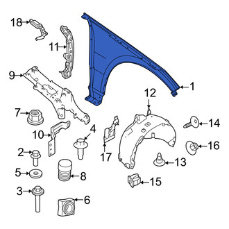 Volvo OE - Front Left Fender