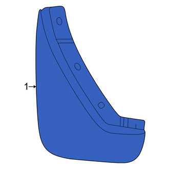 Volvo OE - Front Mud Guard