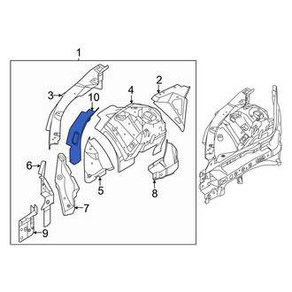 Volvo OE - Left Frame Side Member Brace