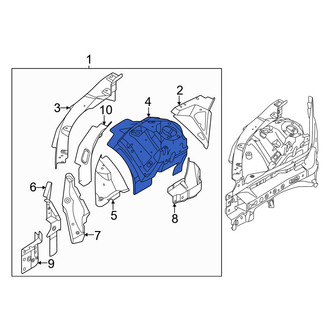 Volvo OE - Front Left Suspension Strut Tower
