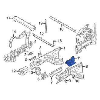 Volvo OE - Front Left Forward Frame Side Member Reinforcement