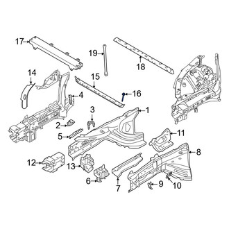 Volvo OE - Suspension Strut Tower Bolt