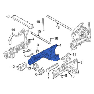 Volvo OE - Front Left Inner Frame Side Member