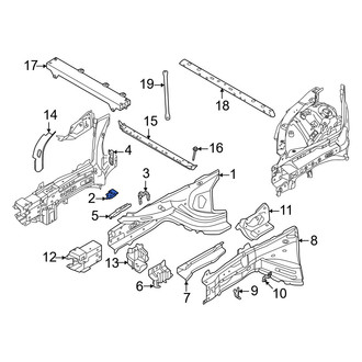 Volvo OE - Front Right Frame Side Member Bracket
