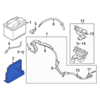 Volvo OE - Rear Battery Hold Down Frame