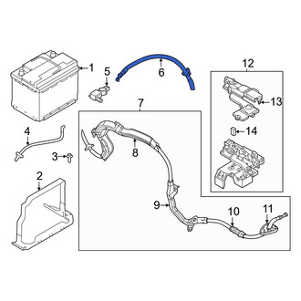 Volvo OE - Rear Battery Ground Strap