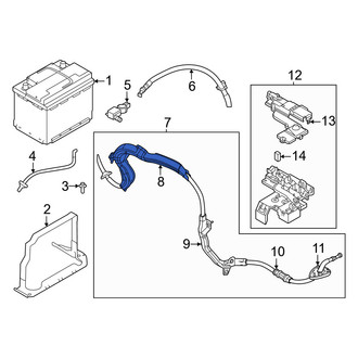 Volvo OE - Battery Terminal Cover