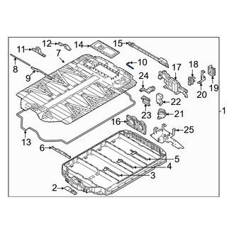 Volvo OE - Rear Left Drive Motor Battery Pack Cover Seal