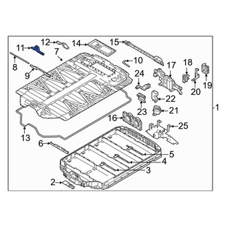 Volvo OE - Front Left Drive Motor Battery Pack Cover Bracket