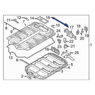 Volvo OE - Front Left Drive Motor Battery Pack Cover Bracket
