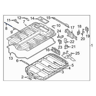Volvo OE - Front Outer Drive Motor Battery Pack Cover Seal