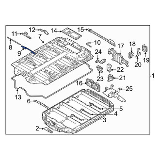 Volvo OE - Front Inner Drive Motor Battery Pack Cover Seal