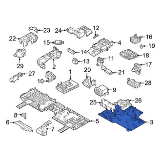 Volvo OE - Left Drive Motor Battery Pack Control Module Bracket