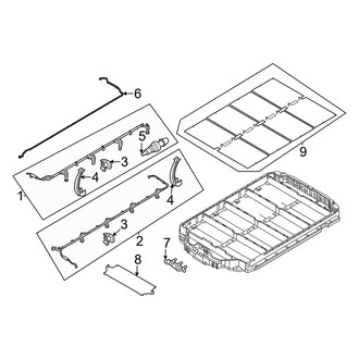 Volvo OE - Drive Motor Battery Pack Coolant Hose