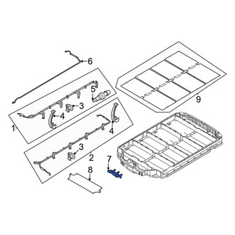 Volvo OE - Drive Motor Battery Pack Coolant Hose Adapter
