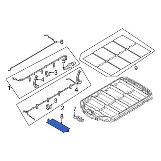 Volvo OE - Drive Motor Battery Pack Coolant Hose Bracket