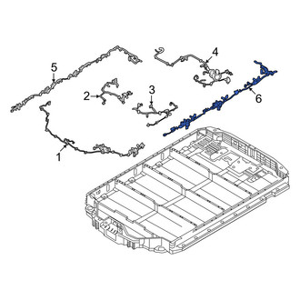 Volvo OE - Left Drive Motor Battery Pack Control Module Wiring Harness