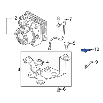 Volvo OE - Front ABS Wheel Speed Sensor