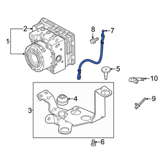 Volvo OE - Rear Body Electrical Ground Strap