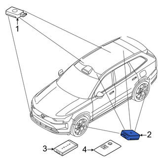 Volvo OE - Left Keyless Entry Antenna