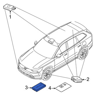 Volvo OE - Keyless Entry Transmitter