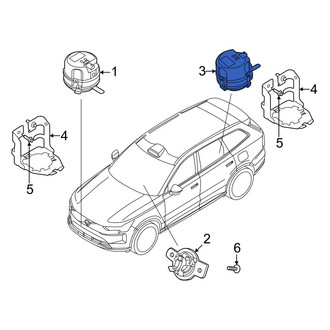 Volvo OE - Rear Hybrid & Electric Vehicle Sound Alert Speaker