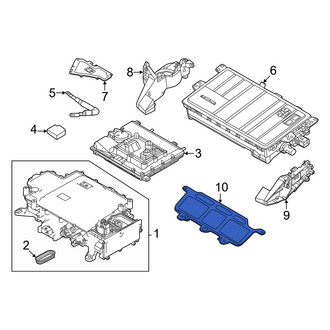 Volvo OE - Center Drive Motor Battery Pack Charger Bracket