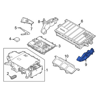 Volvo OE - Left Drive Motor Battery Pack Charger Bracket
