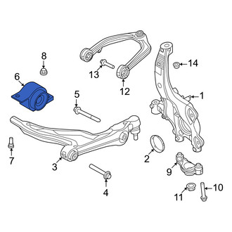 Volvo OE - Front Left Suspension Control Arm Bushing