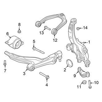 Volvo OE - Front Suspension - Suspension Components (RWD)